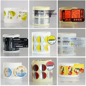 Étiquettes autocollantes brillantes imperméables avec logo personnalisé, imprimées en sérigraphie transparente pour emballages de luxe - Product Image 4