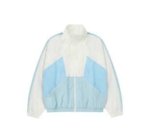 Chaqueta cortavientos de bloque de Color con cremallera personalizada, forro de malla transpirable, chaqueta deportiva de nailon de Color Patchwork, ropa de verano - Product Image 5