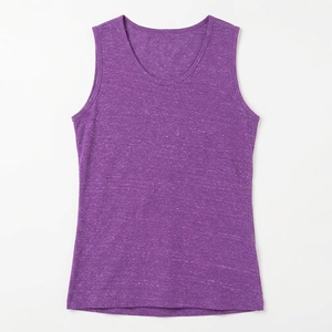 Camiseta sin mangas de cuello alto para mujer, ajustada, al por mayor, con etiqueta privada, para un estilo moderno y casual. - Product Image 2