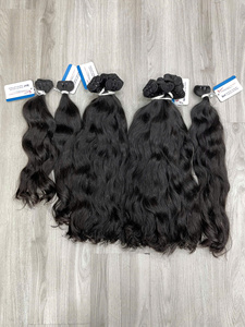 Cabello Virgen 2026 Sin Procesar, Ondulado, Sin Químicos, Sin Silicona, Sin Enredos, Sin Caída, Venta al por Mayor, Cabello Vietnamita para Tejer, Cuidado Adecuado - Product Image 5