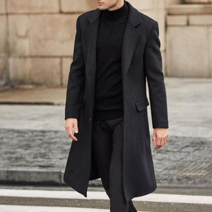 SIRIUS SPORTS Abrigo de Invierno para Hombre, Talla Grande, Poliéster/Algodón, Cuello Doble, Corte Entallado, con 60% de Relleno de Plumón - Product Image 2
