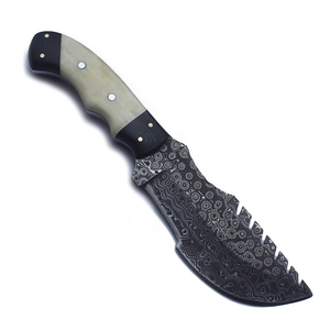 Cuchillos de Supervivencia Hechos a Mano con Hoja Fija de Damasco, Cuchillos Personalizados para Camping, Caza y Actividades al Aire Libre - Product Image 5