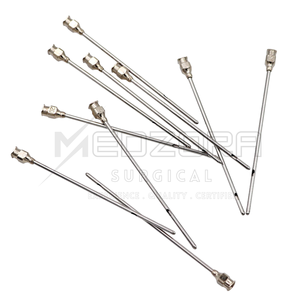 Aguja manual de acero veterinaria para vacas lecheras, para inyección en mastitis, con sistema Luer Lock, de alta calidad, clase II, para uso quirúrgico. - Product Image 5