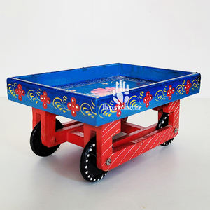 Chariot décoratif en bois Theperfectbazaar - Product Image 1