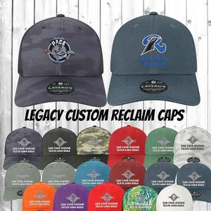 Unisex 2025 Legacy Rempa Reclaim Logotipo bordado personalizado Mid-Pro Gorras ajustables con costuras Sombreros y gorras promocionales - Product Image 4