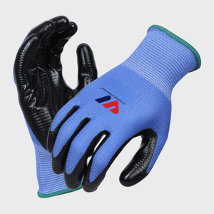 Nitrile PU Coated Grip <b>Gloves</b> Nylon Polyester Knit Lightweight Breathable Safety <b>Gloves</b> for Industrial Automotive General Used - Product Image 1