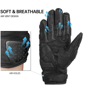 Gants de moto de course résistants aux coupures niveau 5, résistance à l'abrasion, gants personnalisables Cross Fit, gants anti-choc universels pour homme - Product Image 5