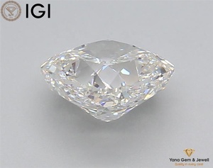 เพชรทรงคุชชั่น 1.50 กะรัต ได้รับการรับรองจาก IGI เพชร CVD ผลิตในห้องปฏิบัติการ สี F ความสะอาดระดับ VVS2 สำหรับเครื่องประดับโซลิแทร์ระดับพรีเมียม - Product Image 6