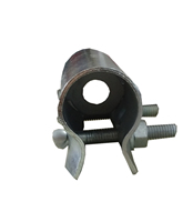 Manchon de serrage pour échafaudage en acier de haute qualité, double pivot, style industriel, forgé à froid, pince pour tuyau électro-plaquée BS