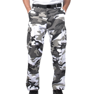 Top Quality <b>Slim</b> Fit High Street Elastic Midweight Camo Design Cargo Pants Custom Logo Men Sweatpants OEM Service Cargo <b>Joggers</b> - Product Image 4