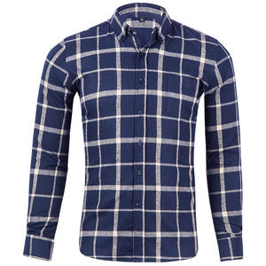 Camisa a cuadros de manga larga para hombre, estilo nuevo 2026, 100% algodón, para trabajo al aire libre, en oferta para adultos - Product Image 5