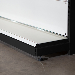 Étagères de supermarché métalliques perforées à revêtement poudré, légères, à usage unique - Acceptation OEM - Product Image 6