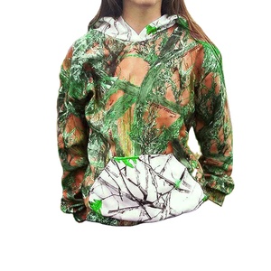 Prêt à expédier – Sweat à capuche camouflage 100 % coton, coupe standard unisexe, étiquette personnalisée, pour hommes et femmes - Product Image 5