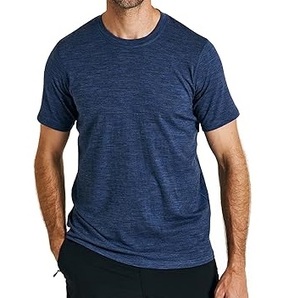 Wholesale Custom 100% Merino Wool <b>Men's</b> T-Shirt Breathable Eco-Friendly Quick Dry <b>Base</b> <b>Layer</b> Soft Wicking Customizable - Product Image 6