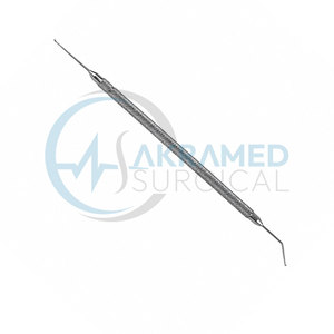 Instrumentos Quirúrgicos Veterinarios de Acero Inoxidable al por Mayor: Empujador de Anillos Malyugin de Doble Extremo Krausz y Manipulador Lester - Product Image 2