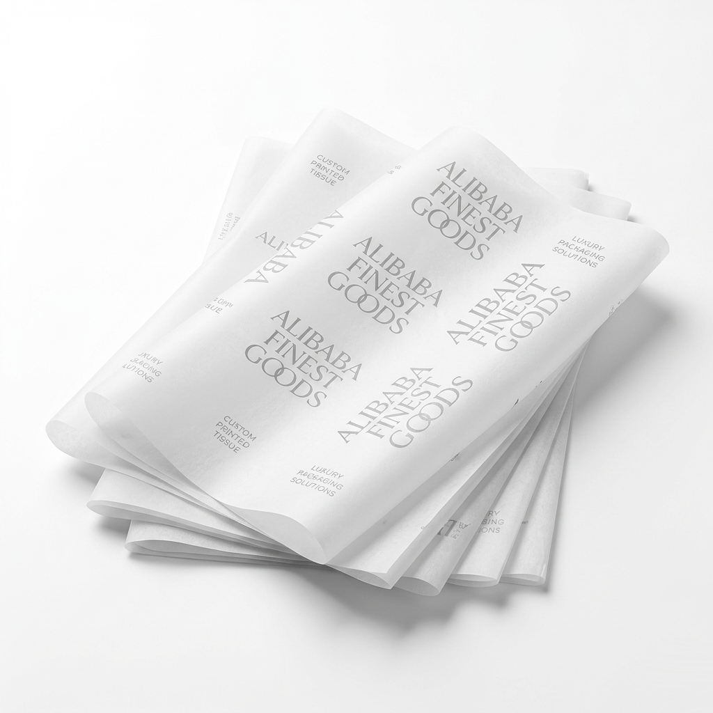 Custom Logo Coated Tissue Paper Packaging for Shoes & Clothing with Custom Color and Company Name