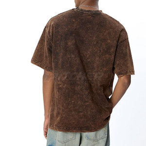 T-shirt délavé style urbain pour homme – Confort premium, tissu respirant, tenue décontractée quotidienne, mode - Product Image 4