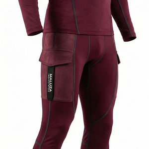 Ropa Deportiva Unisex, Conjunto Deportivo de Compresión para Gimnasio, Running y Fitness, Marca Maluza, Secado Rápido, Ligero, Transpirable, Antiarrugas - Product Image 4