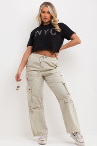 T-shirts en coton 100% écologiques pour femmes, avec logo personnalisé, imprimés de strass, pour l'été - Vente en gros, toutes tailles disponibles - Product Image 5