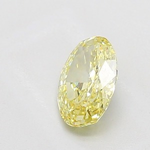 Diamant de haute qualité 1,01 ct, jaune fantaisie, forme ovale, VS2, excellente taille, pierre précieuse non montée - Product Image 2