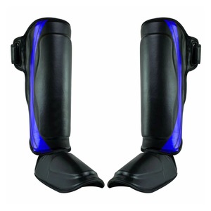 Protectores de Piernas de Piel Sintética PU de Primera Calidad, Fabricante OEM Personalizado, Venta al por Mayor, Muay Thai, Kickboxing, MMA, Boxeo, Precio de Fábrica - Product Image 4