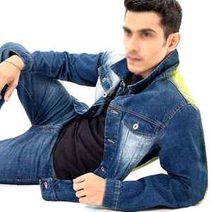 Denim Jackets - Cheap Stylish Awesome Design Washed Men Denim Casual Jacket - Product Image 3