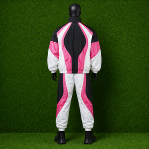 Wholesale Custom Logo Nylon Tracksuit Windbreaker <b>Jacket</b> And Pants Set For <b>Men</b> And Women Activewear Gym Sportswear - Product Image 4