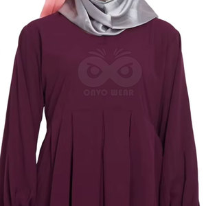 Women Abaya With Beautiful Embroidery Dubai Style Muslim Maxi Dress Long Sleeve <b>Islamic</b> <b>Clothing</b> For Ramadan Eid Festival - Product Image 6