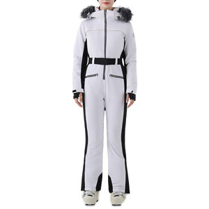 Combinaison de ski une pièce pour femme, combinaison de snowboard extensible, imperméable, isolée, tenue de neige chaude pour l'hiver, coupe ajustée, pour l'extérieur - Product Image 1