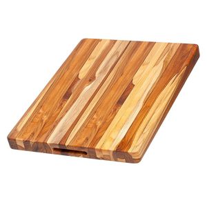 Planche à découper en bois avec poignée, surface légère et durable pour la préparation des aliments en cuisine - Product Image 2