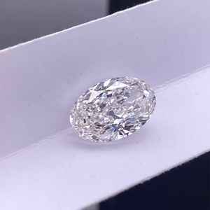 Diamantes sueltos con corte ovalado brillante, cultivados en laboratorio, con corte excelente, CVD HPHT, certificados por IGI, para la fabricación de joyas. - Product Image 3