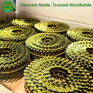 1-3/4" X 0.086 Industrial Grade Steel Coil Pallet <b>Nails</b> with Smooth Ring Shank Diamond Point 9000pcs/Pack Vietnam Factory Price - Product Image 5