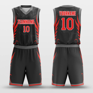 OEM Basketball Uniform Sublimation 100% <b>Polyester</b> Custom Basketball Jersey Set for Clubs Custom Sportswear - Product Image 5