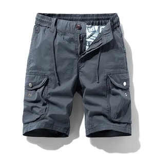 Shorts cargo personnalisés en coton pour homme, shorts cargo d'été pour garçons, shorts décontractés à poches, streetwear, grande taille, shorts longs pour homme 2025 - Product Image 3