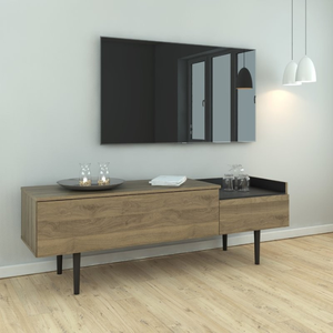 Soporte de TV de madera maciza hecho a mano de fábrica directa, diseño moderno para el hogar, muebles de sala de estar, la mejor calidad, Java Central Indonesia - Product Image 3