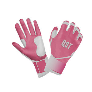 Gants de frappeur de baseball et softball professionnels unisexe en cuir, respirants, imperméables, coupe-vent, avec poignet réglable – Meilleures ventes - Product Image 1