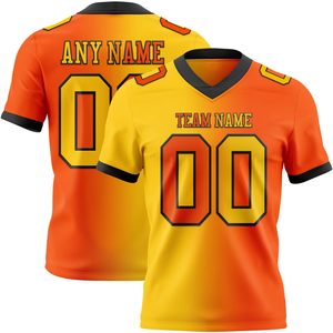 Premium American Football Jersey Spandex Blend Sublimation Custom Color Design Your Own Supplier Quick Dry Performance - Product Image 5