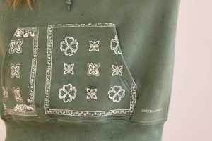 Sudadera con capucha unisex de invierno, extragrande, verde, con forro polar, antipilling, 100% algodón, manga regular, informal, con cremallera. - Product Image 6