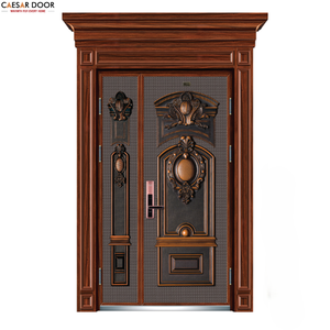 Porte d'entrée en acier inoxydable de haute qualité, résistante au vent, imperméable, design moderne, fabrication vietnamienne, personnalisable - Product Image 2