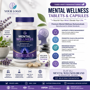 Tabletas Avanzadas para el Bienestar Mental con Ingredientes Naturales para Apoyar la Función Cognitiva, la Memoria, la Concentración y la Salud Cerebral General Diaria - Product Image 5