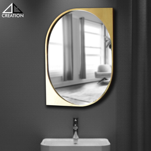 Espejo con marco S S PVD de calidad premium con un diseño elegante y moderno que complementa cualquier decoración. - Product Image 5