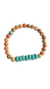 Pulseras de Cuentas de Resina de Alta Calidad, Diseño Duradero con Estilo Artístico, Uso Diario, Estilo Clásico, Brazalete, Regalos de Moda - Product Image 2