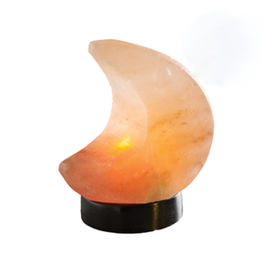 Home Accessories with Custom Logo Factory Direct Manufacturing Designer Himalayan <b>Moon</b> Salt Lamp High Quality Handmade <b>Crystal</b> - Product Image 1