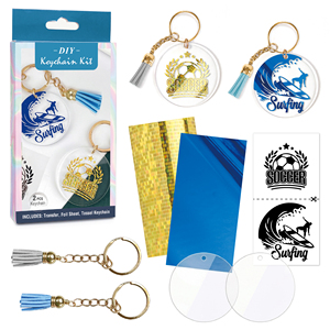<b>DIY</b> Acrylic Keychain <b>Kit</b> with Acrylic Material Fashionable & Creative Design for Promotion Gifts - Product Image 1