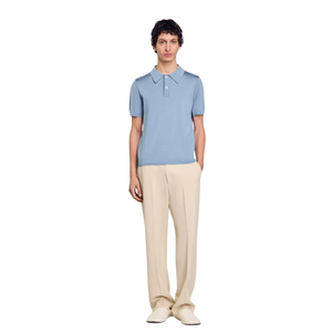 Camiseta Polo de Punto para Hombre Pablo, Manga Corta, Algodón Premium, Textura Suave, Corte Ajustado, Informal, Elegante, Ropa de Verano Transpirable, Venta al Por Mayor - Product Image 6