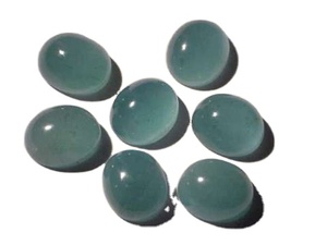 Calidad de alto grado 100% Forma de corte ovalado natural Cabujón de Aguamarina Piedra preciosa de tamaño calibrada genuina suelta a costo al por mayor OEM - Product Image 2