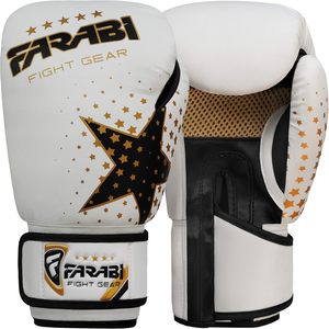 Guantes de Boxeo Farabi para Niños al por Mayor, de Cuero PU, con Logotipo Personalizado, para Entrenamiento y Sparring, con Cierre de Velcro, Premium, Medios Dedos - Product Image 2