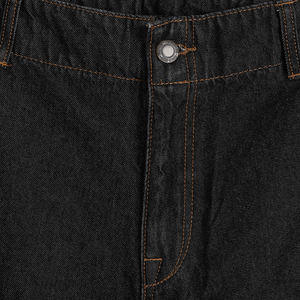 Pantalones Vaqueros de Mezclilla para Hombre, Corte Holgado, Cintura Alta, Lavado Oscuro, Estilo Casual, de Algodón, para Otoño - Product Image 3