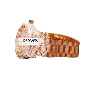 Montre-bracelet de luxe à quartz pour cadres, en alliage premium, étanche, avec cristal saphir et diamant Moissanite couleur D VVS1, pour usage professionnel - Product Image 2
