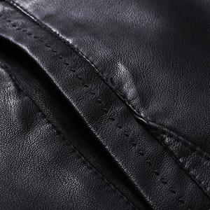 Veste en cuir pour homme de qualité supérieure, cuir véritable, vêtements d'extérieur avec logo personnalisé, service OEM, taille OEM, étiquette privée - Product Image 5